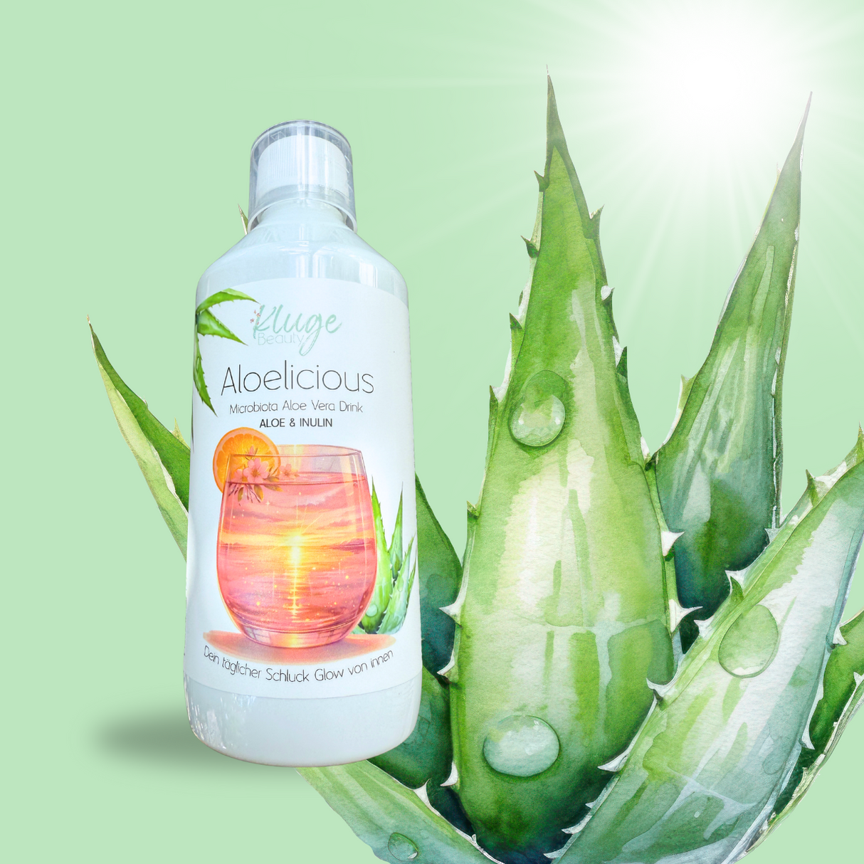 Aloelicious Microbiota Aloe Vera Drink mit Inulin