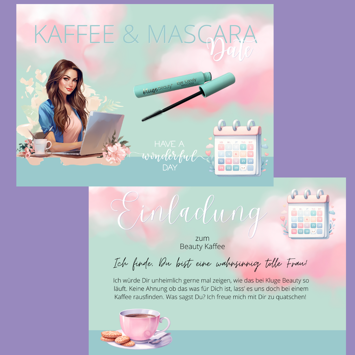 Mascara Date Postkarte - 20 Stk.