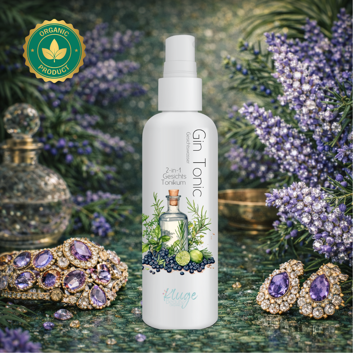 2in1 Gin Tonic - Gesichtswasser & Augen-Make-up-Entferner – reinigt, beruhigt & erfrischt