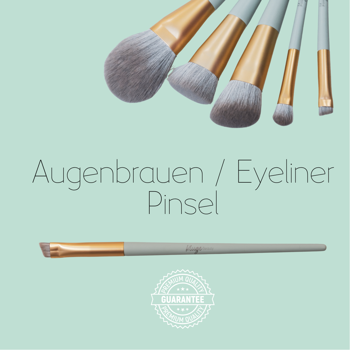 Augenbrauen / Eyeliner Pinsel mint