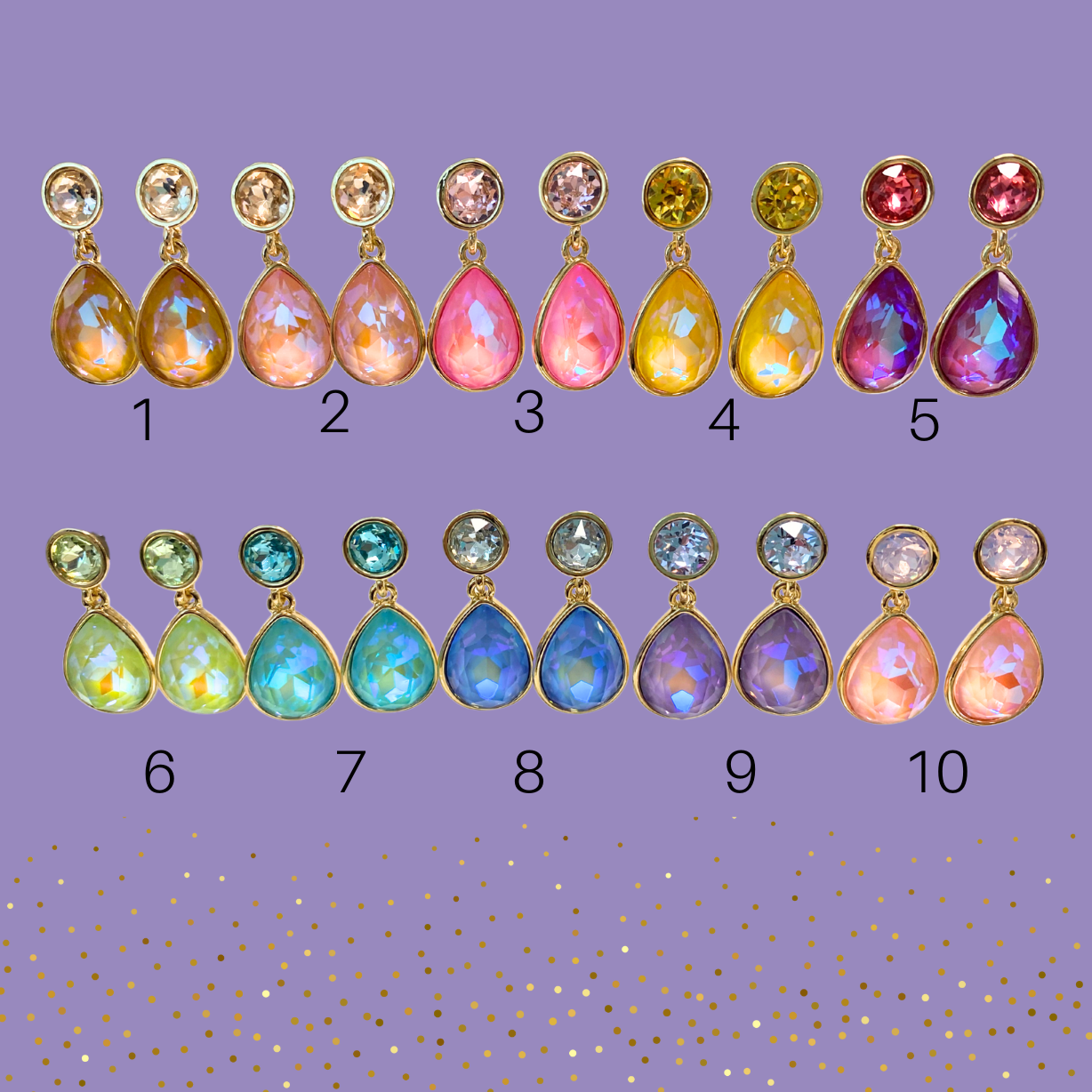 Color Drops Ohrringe