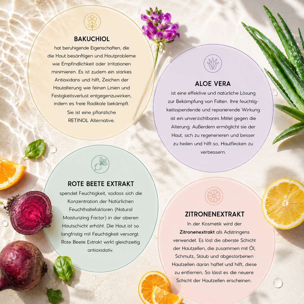 Vitamin C+ Cocktail Serum - natürliches Anti-Aging Serum mit Vitamin-Boost