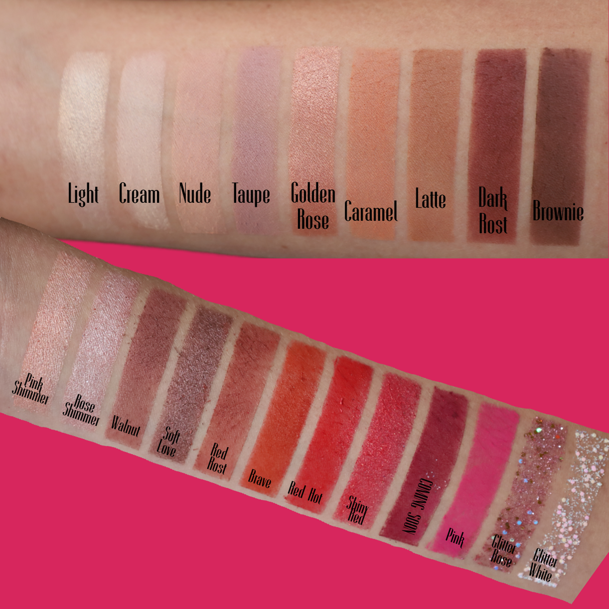 Lidschatten - starke Pigmente in Akademie Qualität