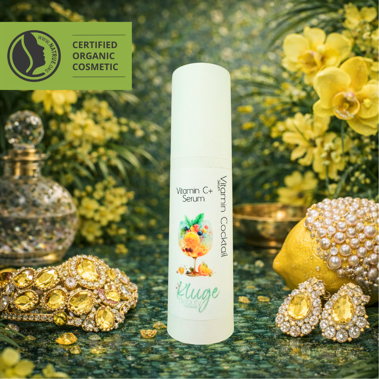 Vitamin C+ Cocktail Serum - natürliches Anti-Aging Serum mit Vitamin-Boost