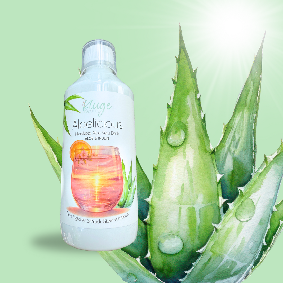 Aloelicious Microbiota Aloe Vera Drink mit Inulin