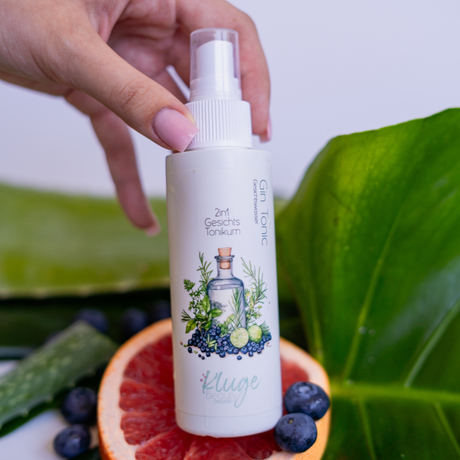 2in1 Gin Tonic - Gesichtswasser & Augen-Make-up-Entferner – reinigt, beruhigt & erfrischt