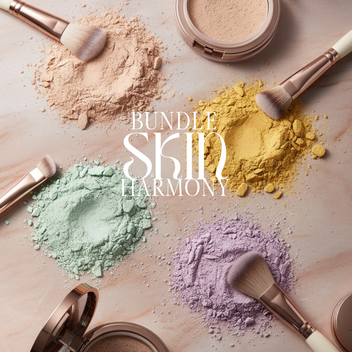 Skin Harmony 4er Bundle inkl 3x Pinsel gratis