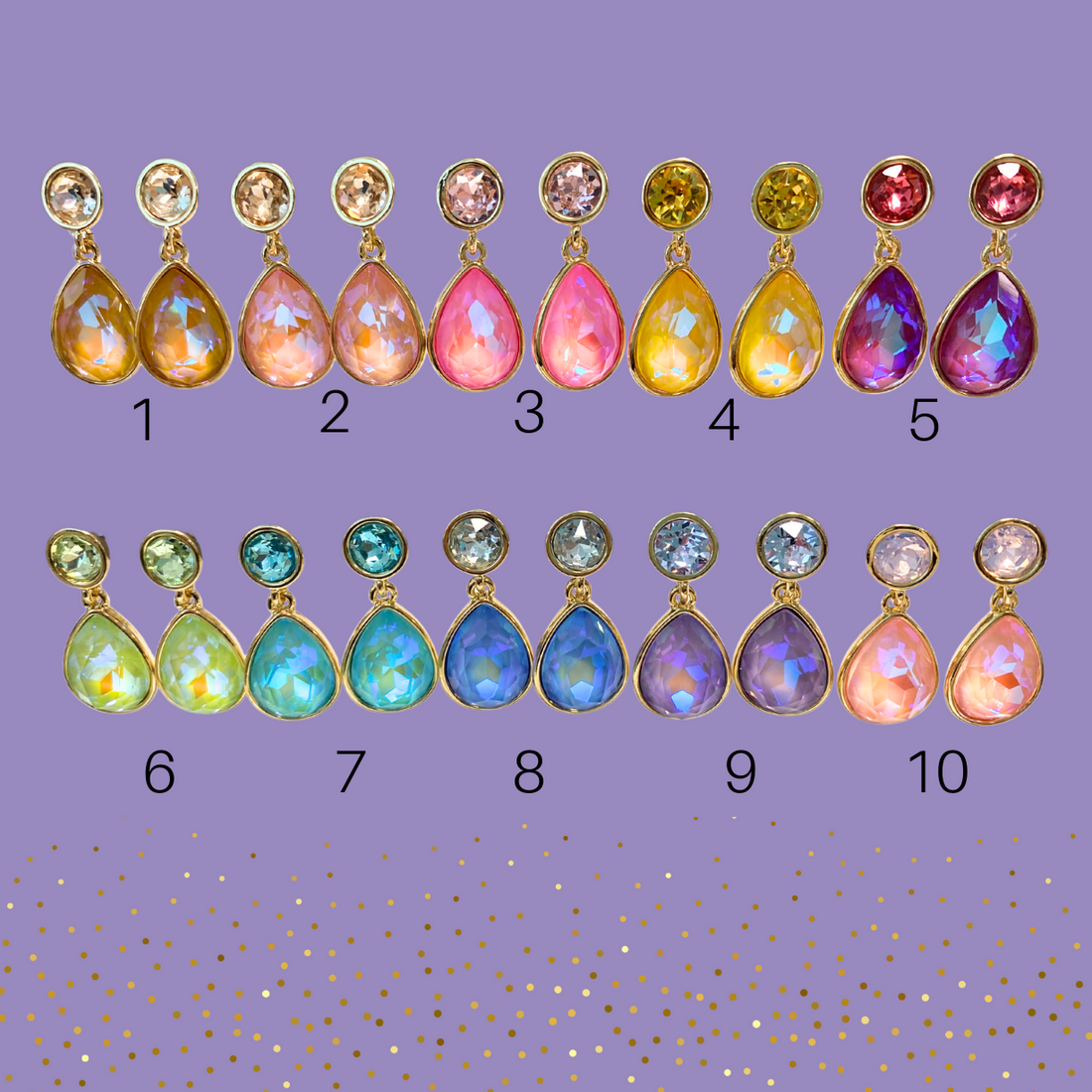 Color Drops Ohrringe