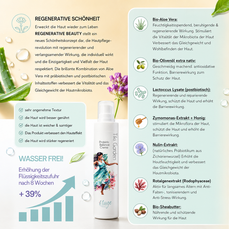 Tiki Garden Prebiotic Balance Cream – Mikrobiom stärken & Hautbarriere schützen