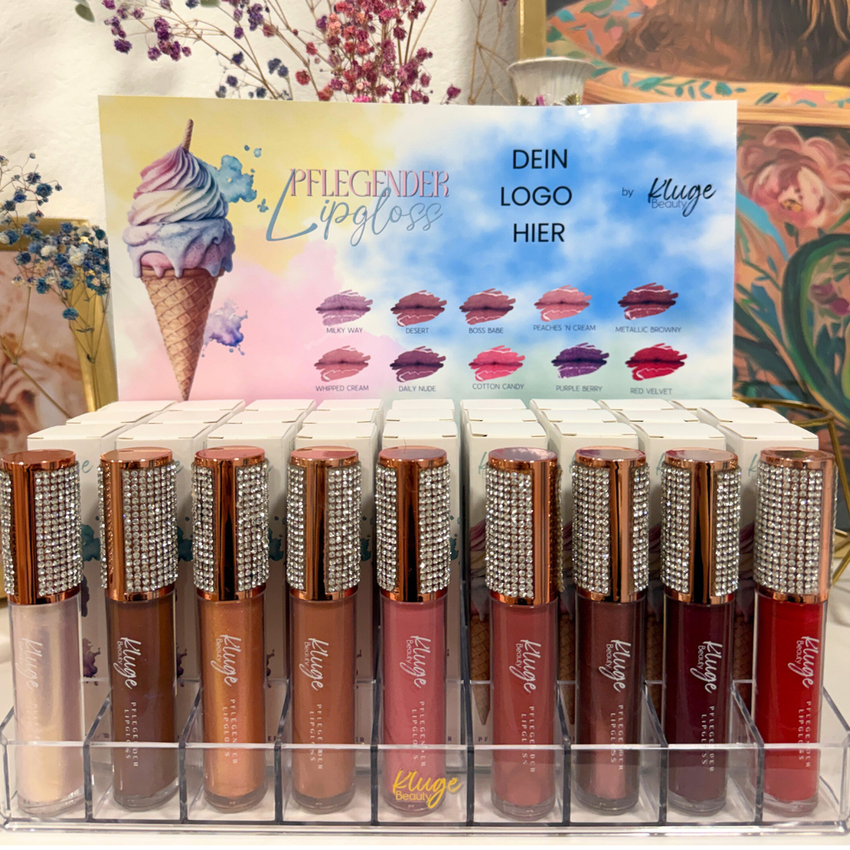 Salon Aufsteller - Gloss mit Logo
