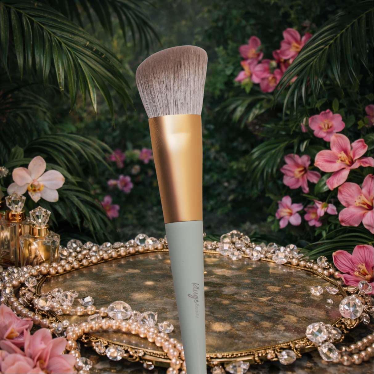 Rouge & Foundation Pinsel - Profi Qualität