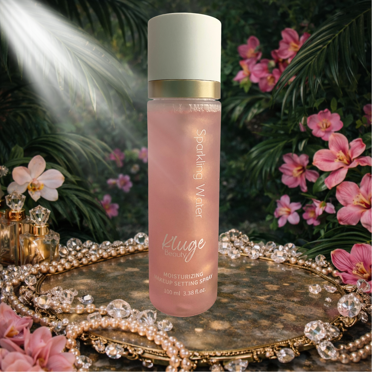 Sparkling Water Setting Spray – Fixiert & schenkt Glass-Skin-Glow