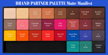 Brand Partner Palette - Matte Eyeshadow Collection