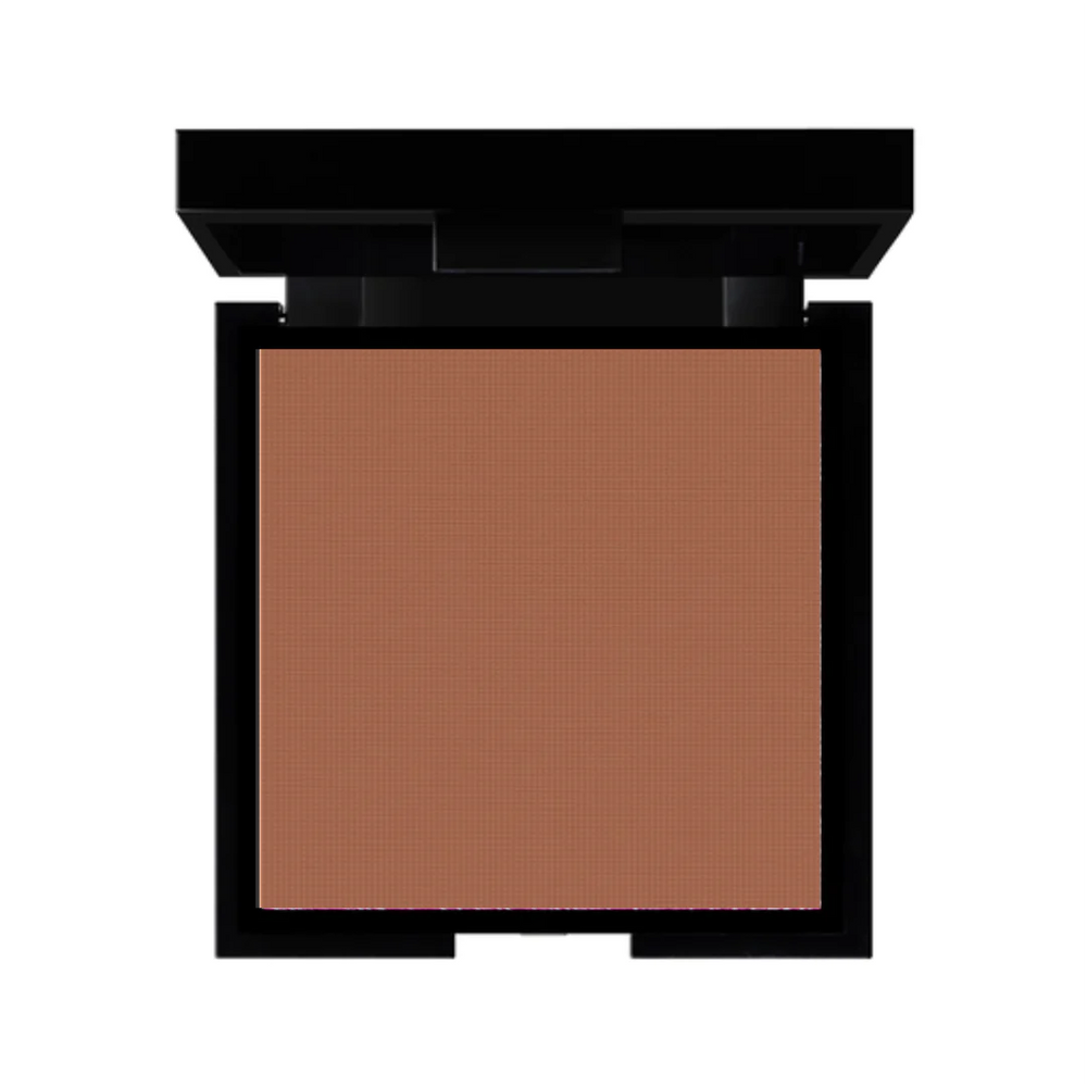 Magic Bronzer in einer dunkleren Nuance, präsentiert in einem eleganten schwarzen Kompaktgehäuse.