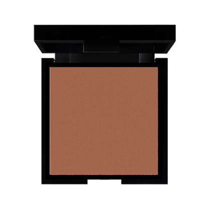 Magic Bronzer in einer dunkleren Nuance, präsentiert in einem eleganten schwarzen Kompaktgehäuse.