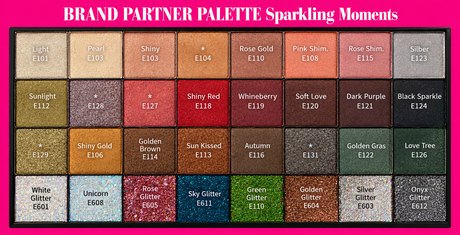 Brand Partner Palette - Shimmer, Glitter & Duo Chrome Collection