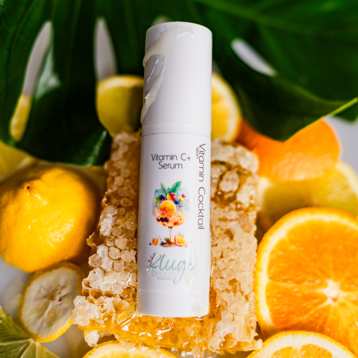 Vitamin C+ Cocktail Serum - natürliches Anti-Aging Serum mit Vitamin-Boost