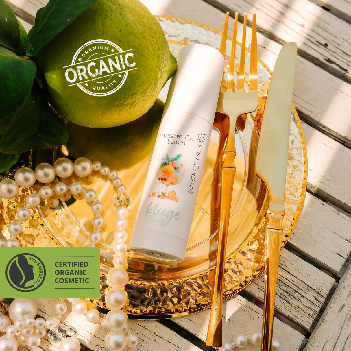 Vitamin C+ Cocktail Serum - natürliches Anti-Aging Serum mit Vitamin-Boost